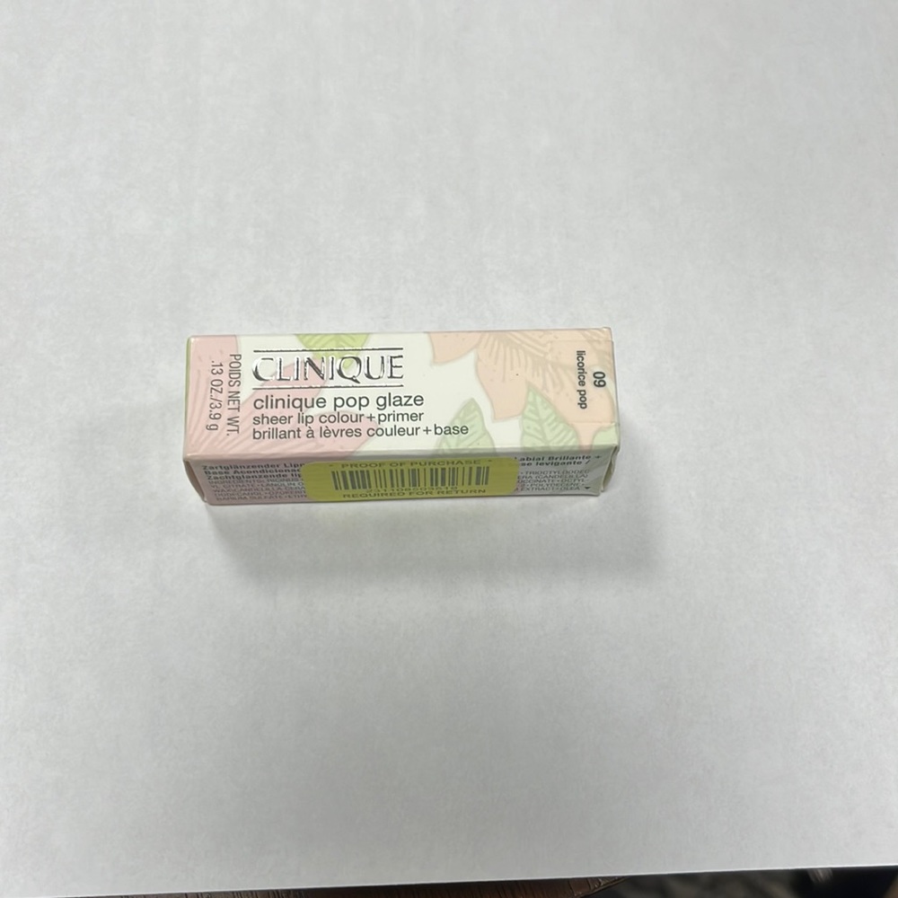Clinique Pop Glaze * New In Box * Licorice Pop